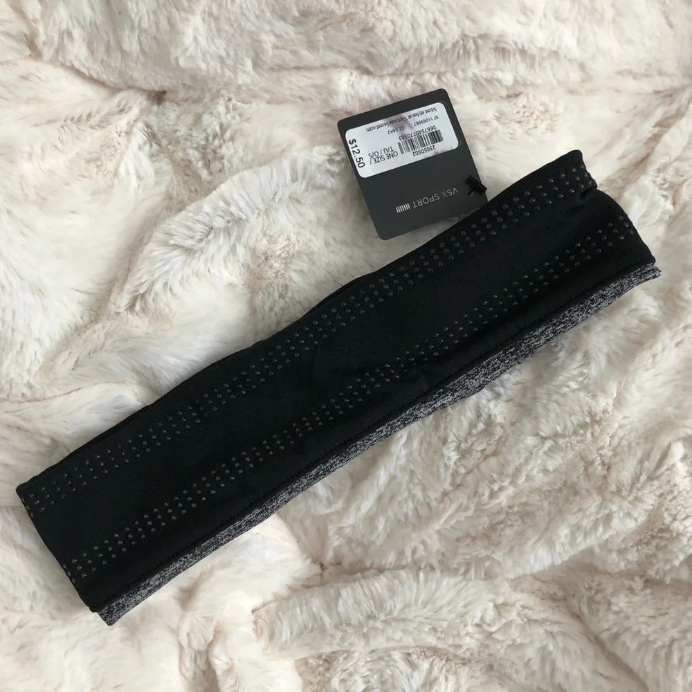 🇺🇸 BUNDLE ONLY - 5/$15 - Victoria Secret Headband, Black & Grey, NWT